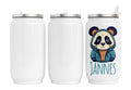 Personalisierte Thermo-Edelstahl Trinkdose  Panda
