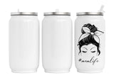 Personalisierte Thermo-Edelstahl Trinkdose  Momlife classic