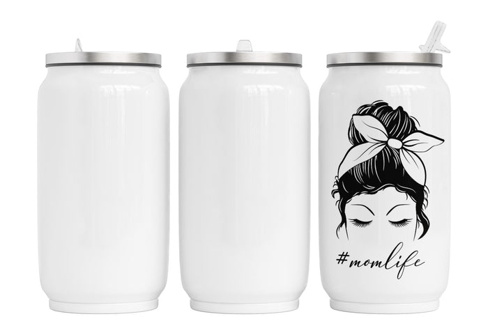 Personalisierte Thermo-Edelstahl Trinkdose  Momlife classic