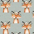happy flower fox Bio Jersey