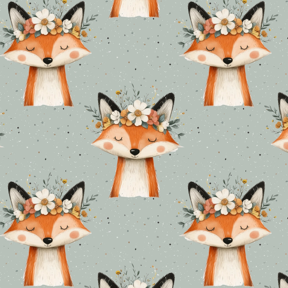 happy flower fox Bio Jersey