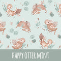 happy otter mint Bio Jersey