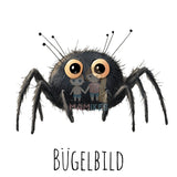 Bügelbild happy spider - H017