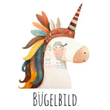 Bügelbild happy unicorn - H018