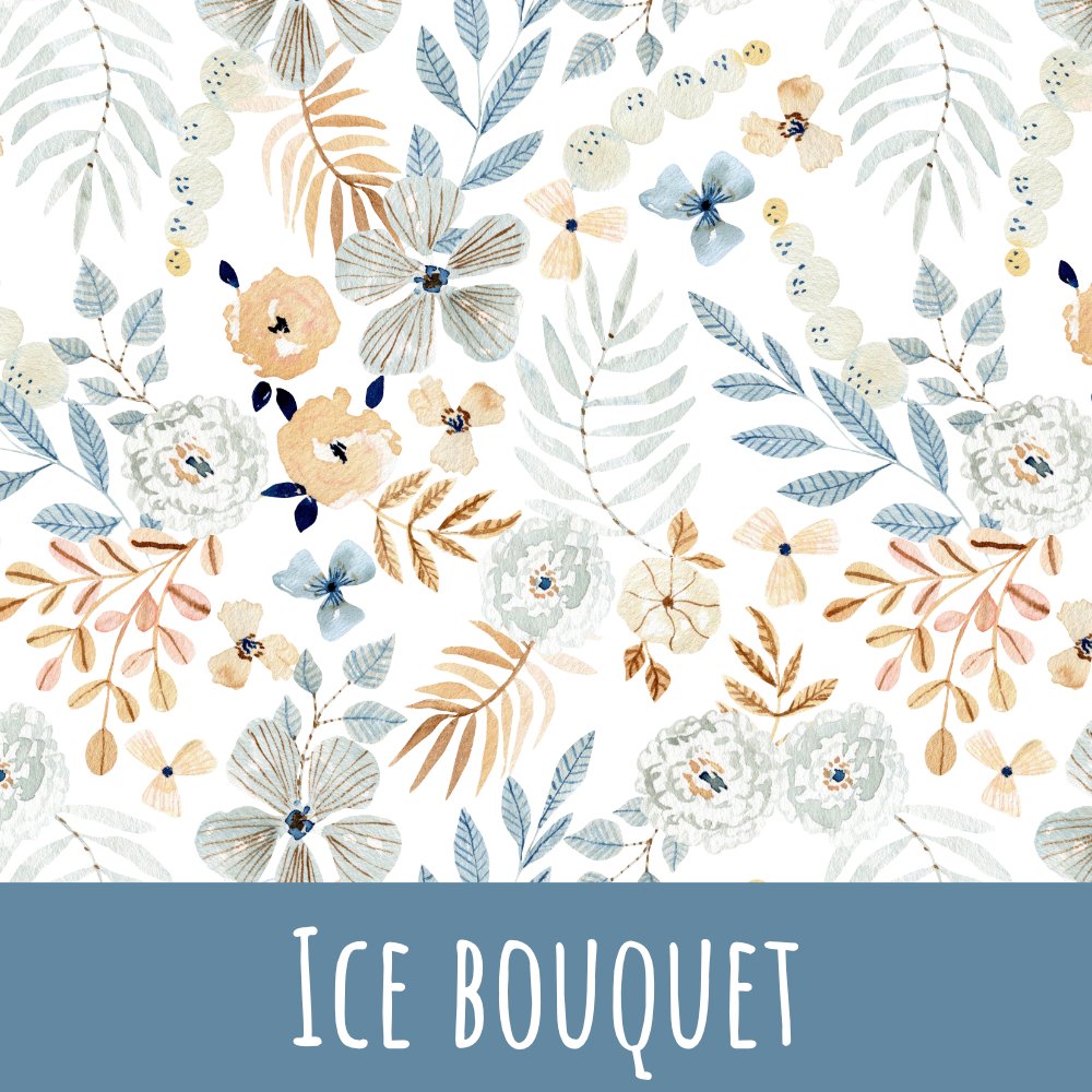 Ice bouquet Softshell 49cm Stoffreste 20,61€/m