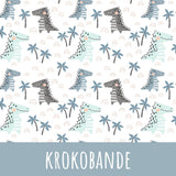 Krokobande Musselin 45cm Stoffrest 15,45€/m