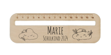 Leshilfe mit Wunschpersonalisierung Boho Wolken