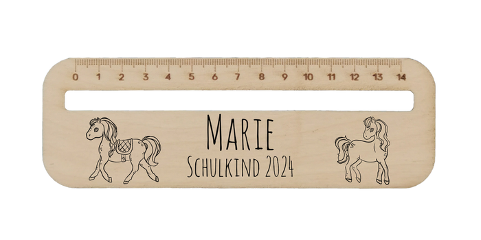 Leshilfe mit Wunschpersonalisierung Pferde