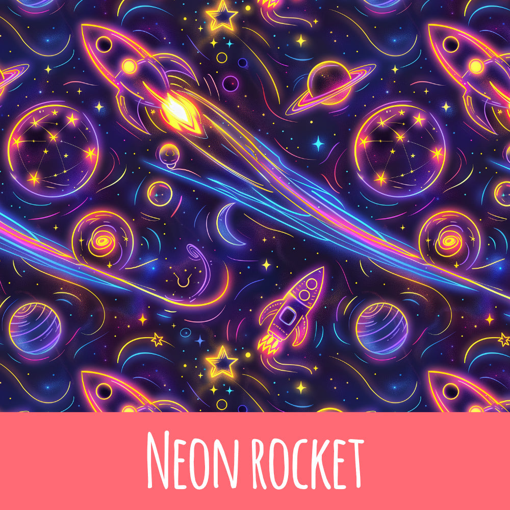 Neon Rocket Bio Sommersweat 49cm Stoffrest 20,61€/m