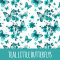 teal little butterflys Bio Jersey