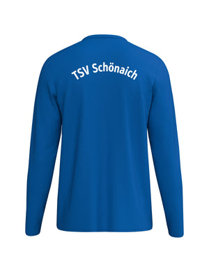 Rückseite des Langarm-Trikots INTRO mit Schriftzug TSV Schönaich