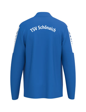 Rückseite der Trainingsjacke INTRO mit Schriftzug TSV Schönaich