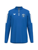 Trainingstop INTRO mit Kurzreißverschluss in Vereinsblau mit TSV Schönaich Wappen