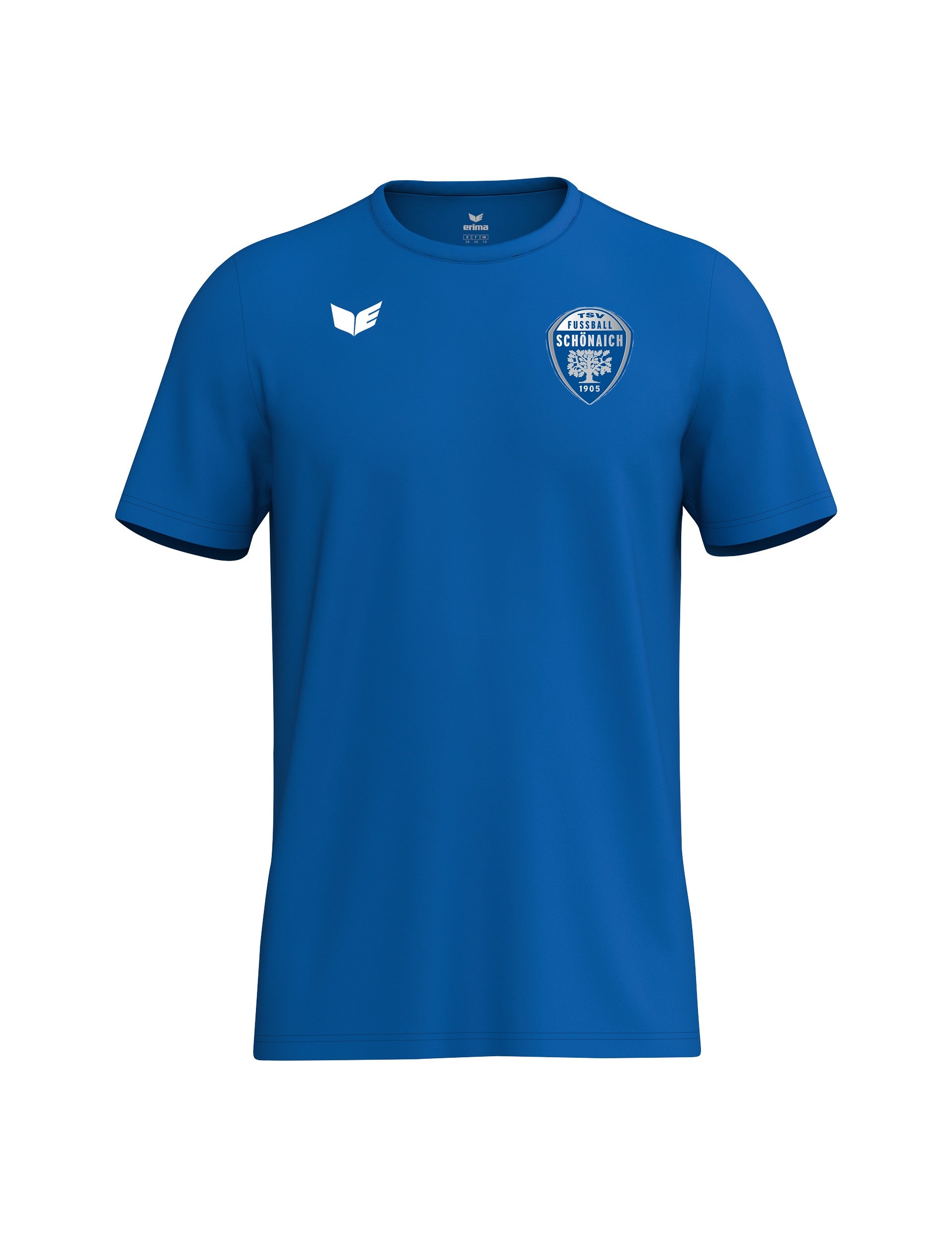 Fußballtrikot INTRO in Vereinsblau mit TSV Schönaich Wappen auf der Brust