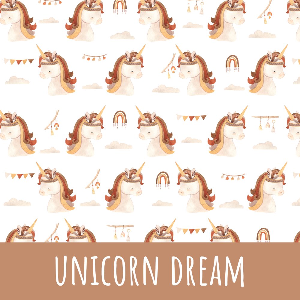 unicorn dream Bio Sommersweat 49 cm Stoffrest