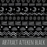 Abstract Aztecen black Baumwolle - Mamikes
