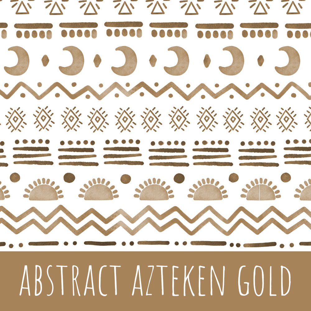 Abstract aztecen gold Bio Jersey