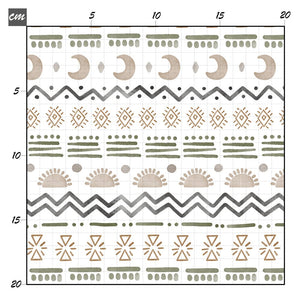 Abstract aztecen green Bio Jersey - Mamikes