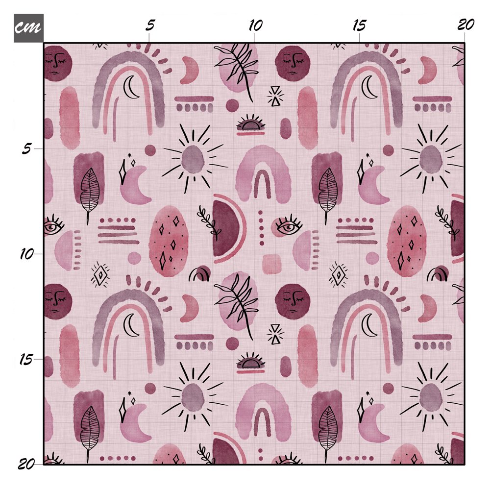Abstract boho berry Bio Jersey - Mamikes