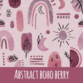 Abstract boho berry Bio Jersey