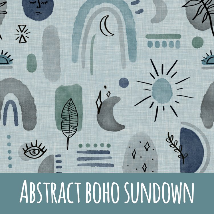 Abstract boho sundown Bio Jersey