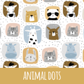 Animal dots Baumwolle