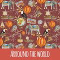 Arround the world Baumwolle
