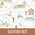 Bauernhof weiß Baumwolle