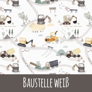 Baustelle weiß Baumwolle - Mamikes