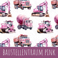 Baustellen Traum pink Bio Jersey