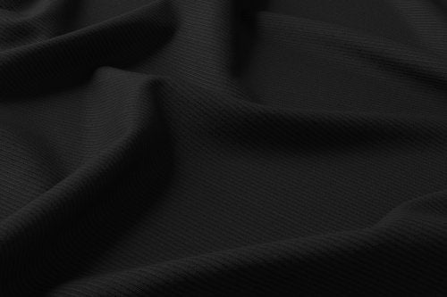 Bio Rib Jersey schwarz