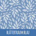 Blättertraum blau Bio Jersey