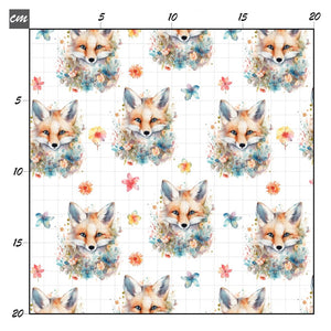 Blumenfuchs weiß Baumwolle - Mamikes