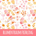 Blumentraum Frühling Baumwolle