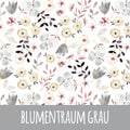 Blumentraum grau Bio Jersey