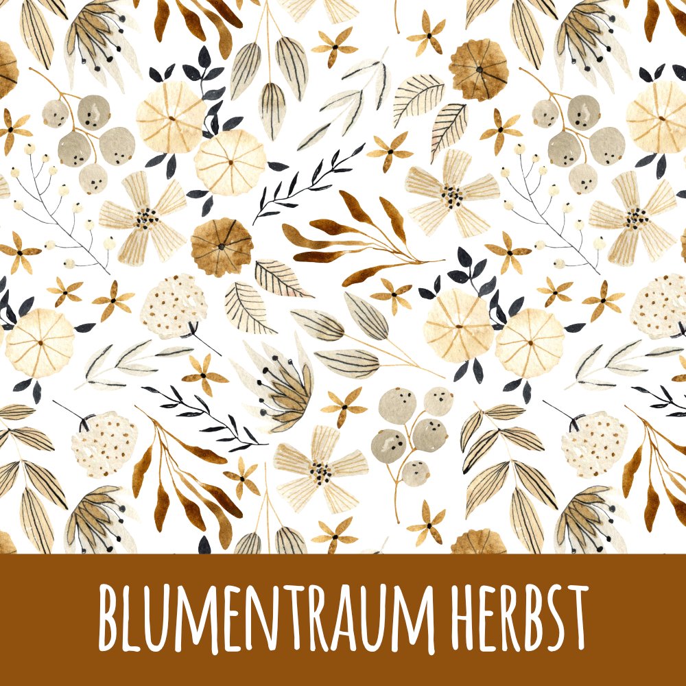 Blumentraum herbst Baumwolle