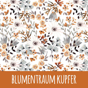 Blumentraum kupfer Musselin - Mamikes