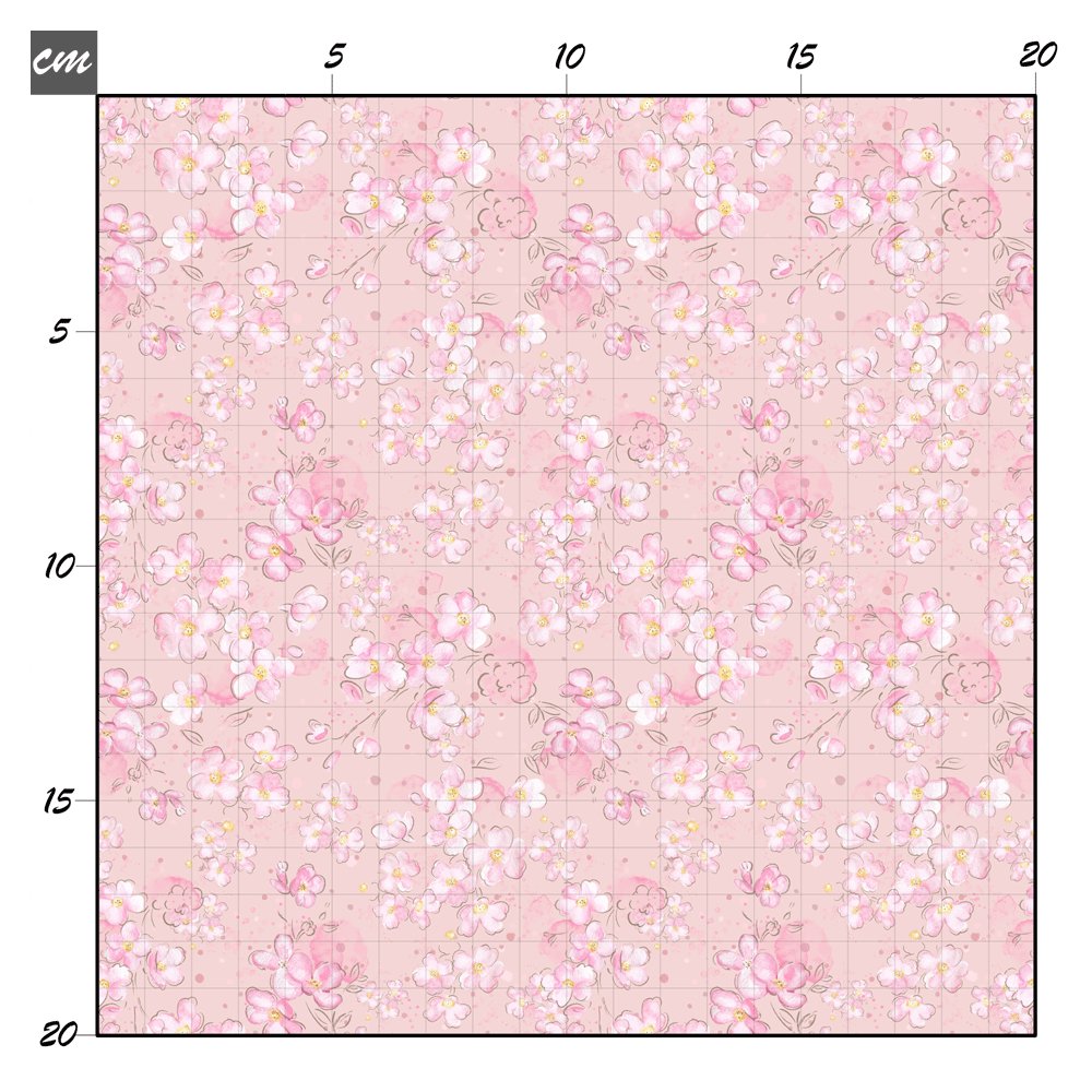 Blumentraum sakura rosa Baumwolle - Mamikes