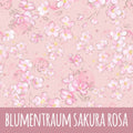 Blumentraum sakura rosa Baumwolle