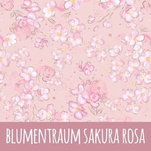 Blumentraum sakura rosa Baumwolle - Mamikes