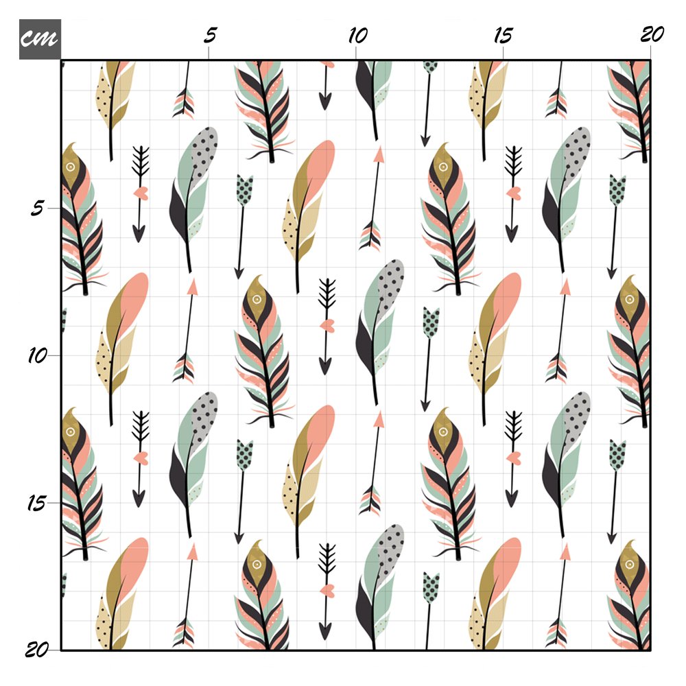 Boho federn Bio Jersey - Mamikes