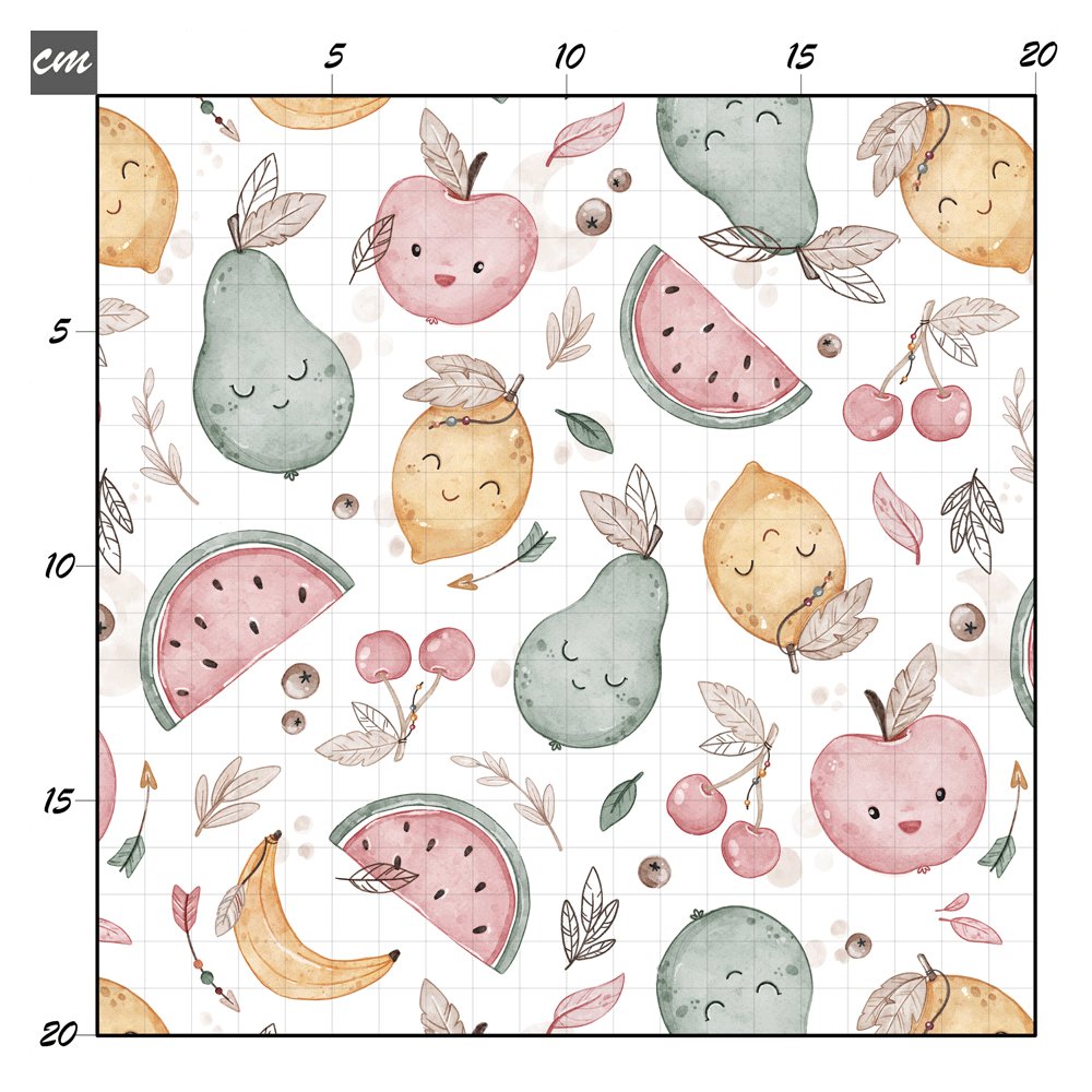 Boho fruits maracuja Baumwolle - Mamikes