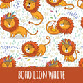 Boho lion white Bio Jersey