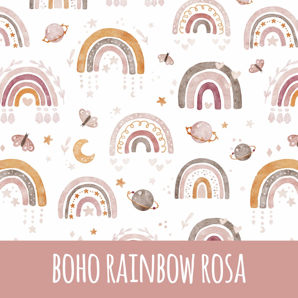 Boho rainbow rosa Musselin - Mamikes