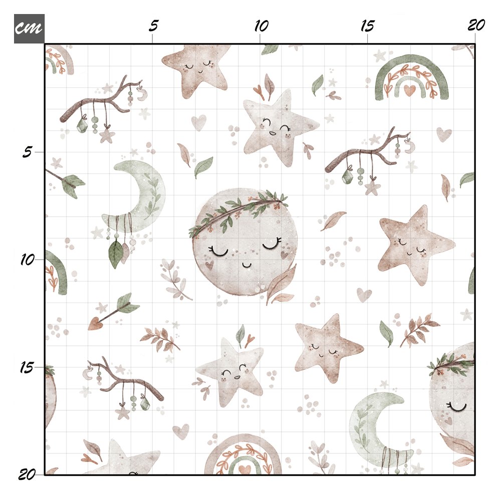 Boho sky grün Bio Sommersweat - Mamikes