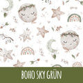 Boho sky grün Bio Sommersweat