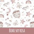 Boho sky rosa Bio Sommersweat