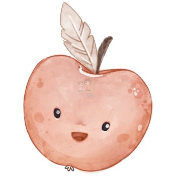 Bügelbild Apfel - BB001