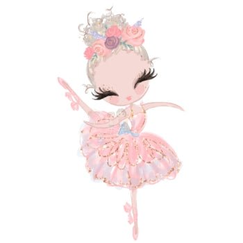 Bügelbild Ballerina 9 - BB264