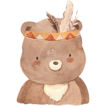 Bügelbild Bär 2 - BB005